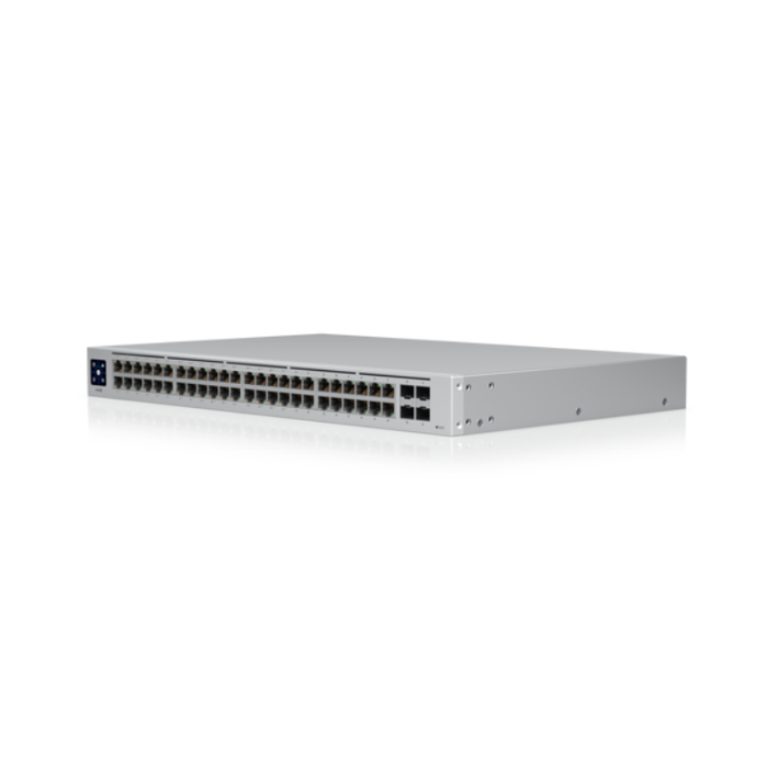 Ubiquiti UniFi USW-48-POE Switch Gestionado L2, 48 Puertos Gigabit Ethernet PoE, 104 Gbit/s, Montaje en Rack 1U