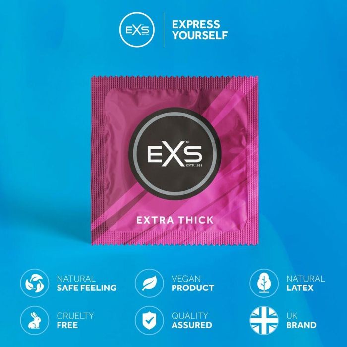 Preservativos EXS Extra Thick 12 Unidades 2 Preservativos EXS Extra Thick 12 Unidades 2