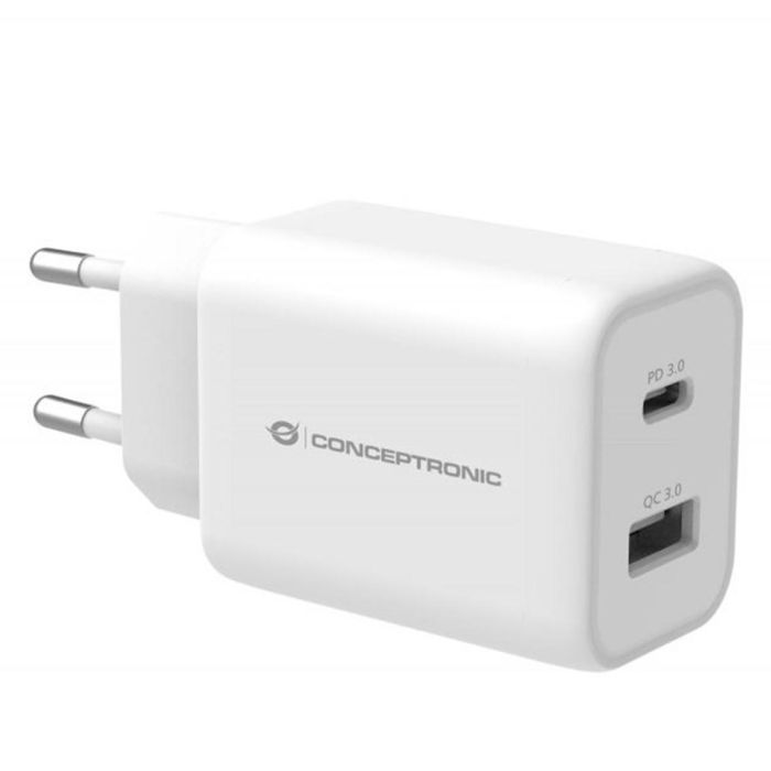 Conceptronic ALTHEA11W Cargador USB Carga Rápida Power Delivery 33W para Samsung Galaxy, iPhone, iPad, Nintendo Switch 0 Conceptronic ALTHEA11W Cargador USB Carga Rápida Power Delivery 33W para Samsung Galaxy, iPhone, iPad, Nintendo Switch 0