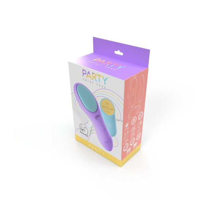 Vibrador para Parejas Party Color Toys Lila 5 Vibrador para Parejas Party Color Toys Lila 5