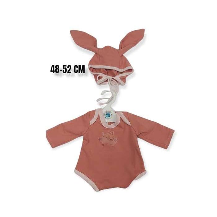 Berjuan 5018-22 Pijama Body para Muñeca en Coral con Gorro de Orejas - Ropa de Juego para Niños +3 Años 1 Berjuan 5018-22 Pijama Body para Muñeca en Coral con Gorro de Orejas - Ropa de Juego para Niños +3 Años 1