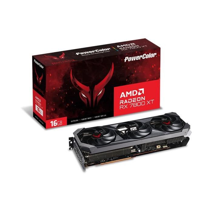 PowerColor RX 7800 XT 16GB GDDR6 Red Devil 3 Ventiladores
