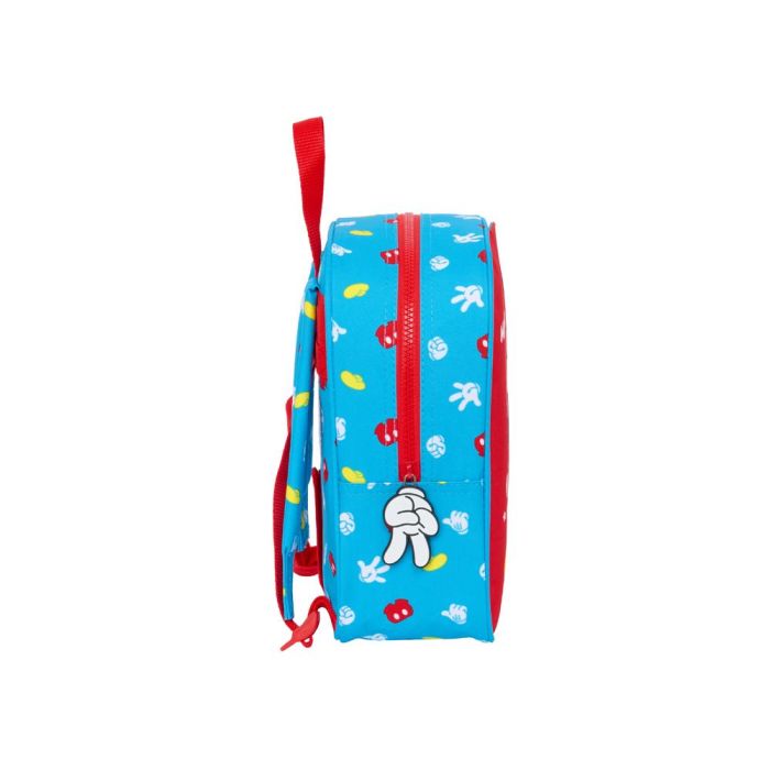 Mochila Infantil Mickey Mouse Clubhouse Fantastic Azul Rojo 22 x 27 x 10 cm 2