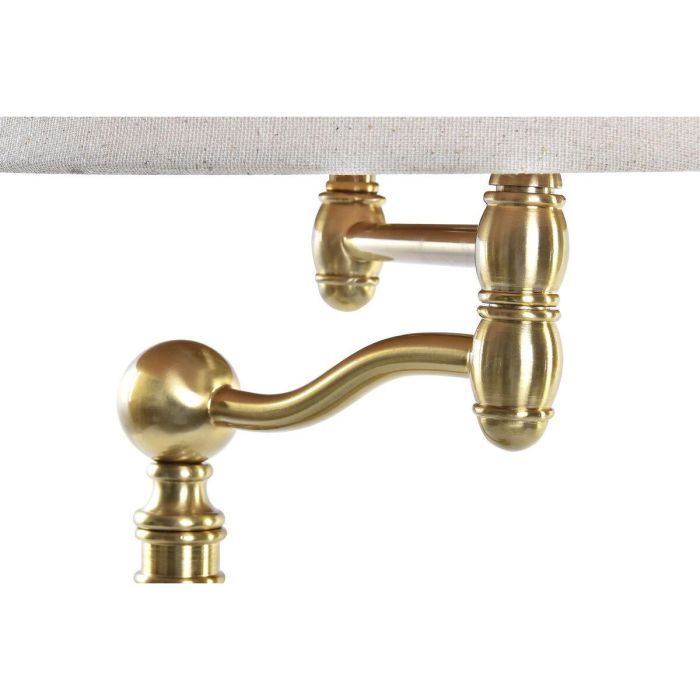 Lampara Sobremesa Tradicional DKD Home Decor Blanco Dorado 36 x 76 x 36 cm 3