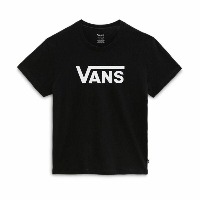Camiseta de Manga Corta Infantil Vans Flying V Negro 1 Camiseta de Manga Corta Infantil Vans Flying V Negro 1