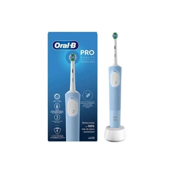Oral-B CEP VPRO PRE C BL Cepillo Eléctrico Dental Vitality Pro Precision Clean para Limpieza Intensa con Temporizador Integrado y Cargador Azul Oral-B CEP VPRO PRE C BL Cepillo Eléctrico Dental Vitality Pro Precision Clean para Limpieza Intensa con Temporizador Integrado y Cargador Azul