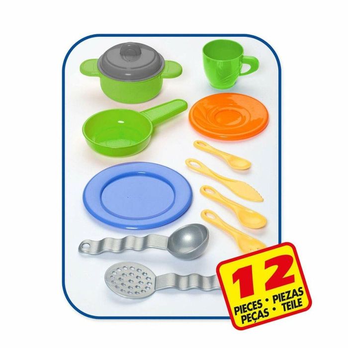 Cocina con lámpara y planchador y 12 accesorios 82x81x28 cm 1
