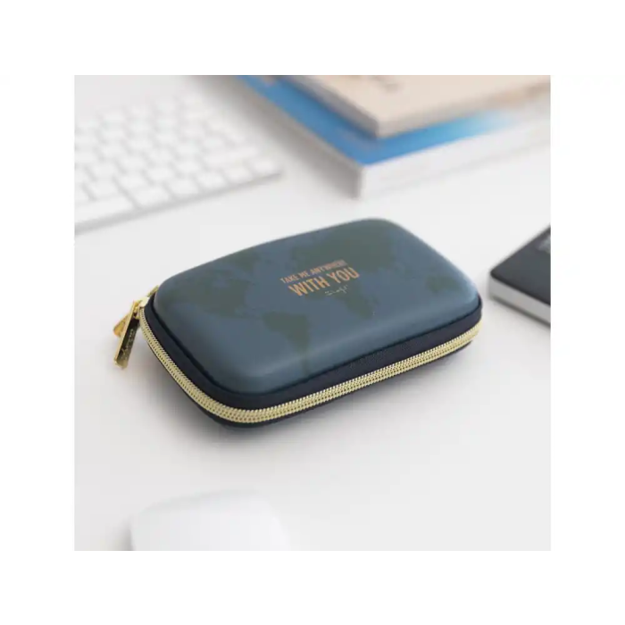 Wondee Funda para Disco Duro 2.5" con Diseño 'With You' Resistente e Impermeable para Gadgets Tecnológicos 1