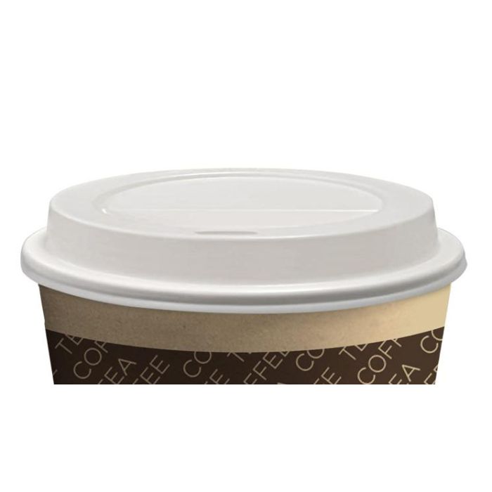 Set de 100 tapas para vasos de café 250cc Algon (12 Cajas) 1 Set de 100 tapas para vasos de café 250cc Algon (12 Cajas) 1