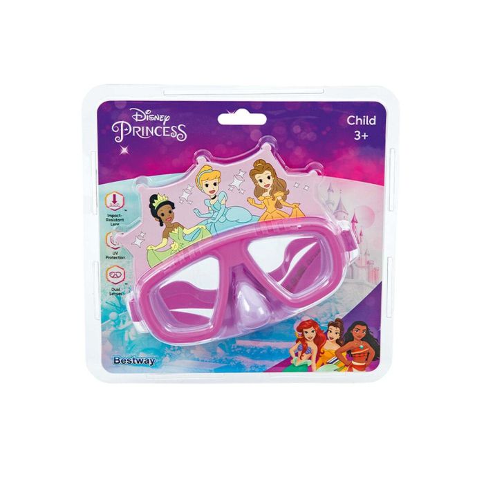 Bestway Mascara Infantil Correa Silicona Princesas +3 Años Piscina y Playa 09116 2