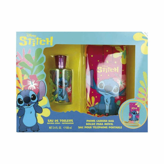 Cartoon Disney Stitch Set Colonia + Bolso Para Móvil Lote 2 Pz Cartoon Disney Stitch Set Colonia + Bolso Para Móvil Lote 2 Pz
