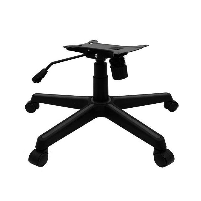 Sparco Base Giratoria S010812NR para Sillas de Oficina Icon y Grip, Altura Ajustable