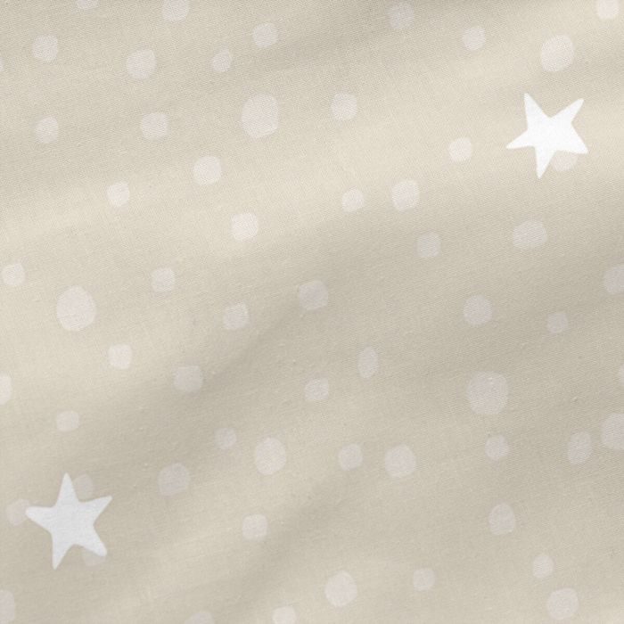 Saco Nórdico con Relleno HappyFriday Basic Little Star Beige 105 x 200 cm 1