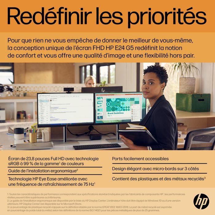 HP Monitor E24 G5 FHD 24 Pulgadas 13