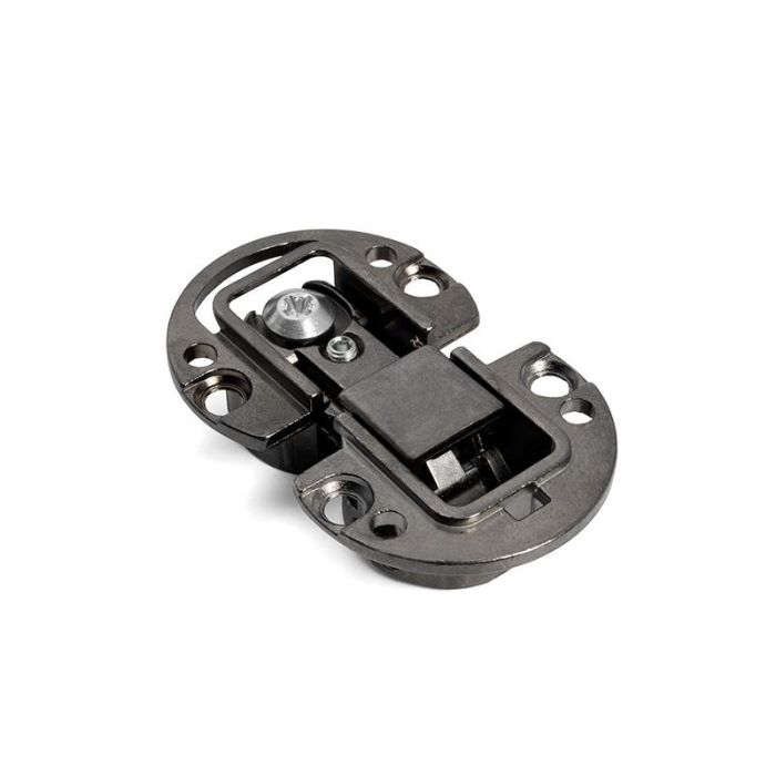 Italiana Ferramenta Bisagra de Embutir Kimana Skin para Puertas de Apertura Abajo/Arriba con 3 Ajustes, Níquel y Níquel Negro Italiana Ferramenta Bisagra de Embutir Kimana Skin para Puertas de Apertura Abajo/Arriba con 3 Ajustes, Níquel y Níquel Negro