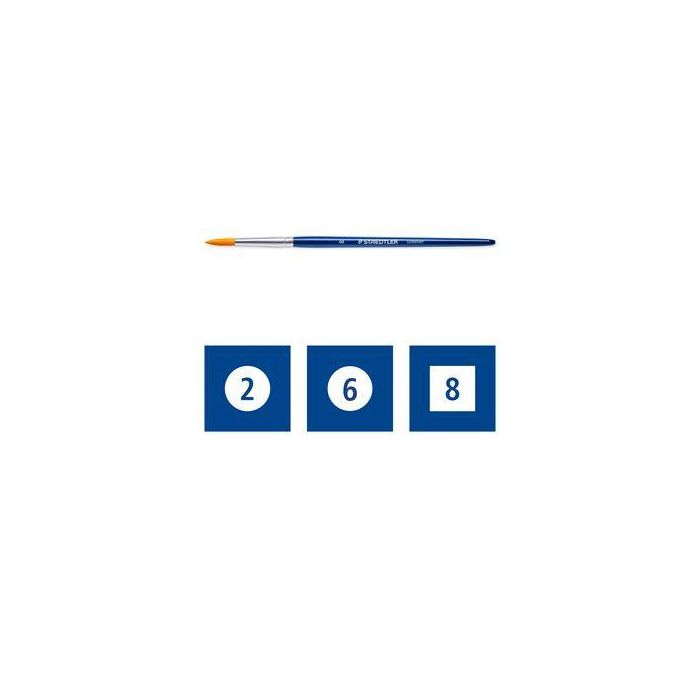 Staedtler 989-SBK3-3 Juego de 3 Pinceles para Bellas Artes, Lengua de Gato, Sintético 7 Staedtler 989-SBK3-3 Juego de 3 Pinceles para Bellas Artes, Lengua de Gato, Sintético 7