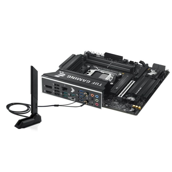 ASUS TUF GAMING B850M-PLUS WiFi Placa Base micro ATX AMD B850 Zócalo AM5 DDR5 para Ryzen 7000/8000/9000 Series Wi-Fi 6E BT 5.3 7