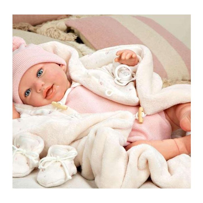 Muñecas Arias Muñeca Reborn 45 cm Elba c/Manta 2