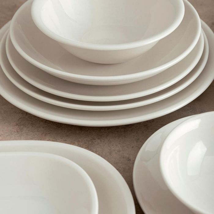 Plato Llano Porcelana Harmony Hydrozero Bidasoa 25 cm (6 Unidades) 3