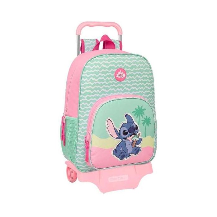 Safta 180+carro 905 Mochila escolar con carro Stitch "Ice Cream" 33x42x14 cm