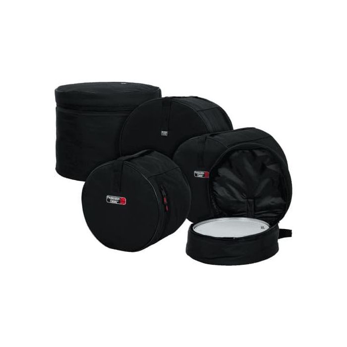 Set Fundas Batería Fusion "Gator Nylon" - 10"X 12"X 16"X 22" + 14X5,5"