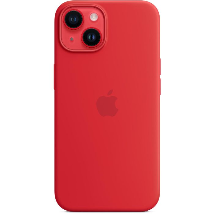 Apple MW5U3ZM/A Funda de Silicona MagSafe para iPhone 14 (6.1") – (PRODUCT)RED. Protección contra caídas y arañazos. 4