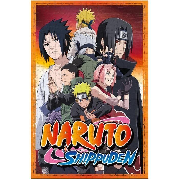 Puzzle Naruto Shippuden Ninjas de Konoha 500 piezas - MOVIMIENTOS GANADORES 2