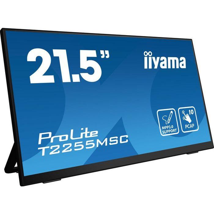 MONITOT IIYAMA 22" TACTIL CAPACITIVO, T2255MSC-B1, IPS, 60HZ, 5 MS, HDMI, USB, DISPLAYPORT, ALT, VESA 100 x 100 1 MONITOT IIYAMA 22" TACTIL CAPACITIVO, T2255MSC-B1, IPS, 60HZ, 5 MS, HDMI, USB, DISPLAYPORT, ALT, VESA 100 x 100 1