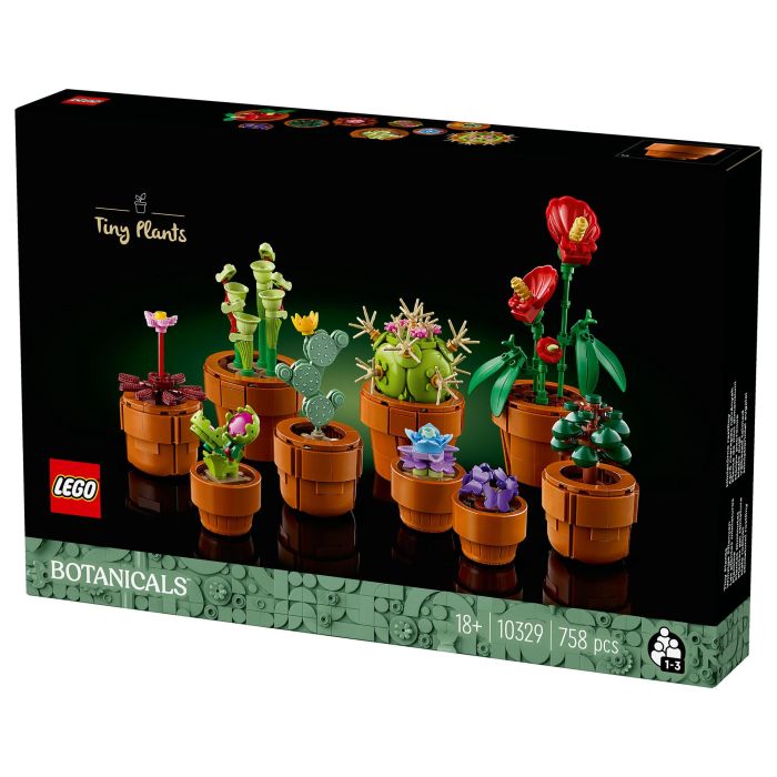 LEGO Icons 10329 Plantas Diminutas Set de Construcción Ornamental para Adultos 4