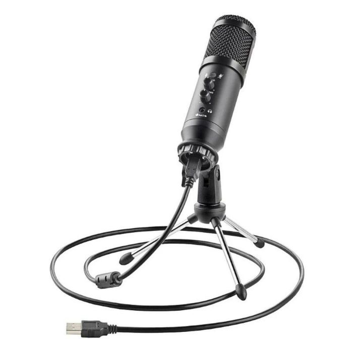 NGS Micrófono Gaming GMICX-110 USB Negro - Streaming, Podcast, Locución, Música, Compatible con PS4, PS5 y PC, Patrón Cardioide, Filtro Antipop 2