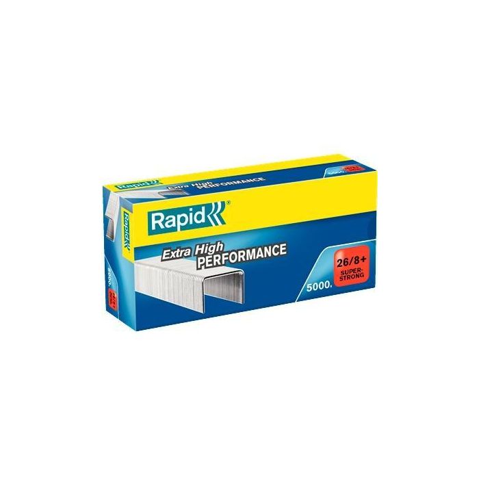Rapid Grapas 26-8+ Super Strong Galvanizada Caja De 5000 Rapid Grapas 26-8+ Super Strong Galvanizada Caja De 5000
