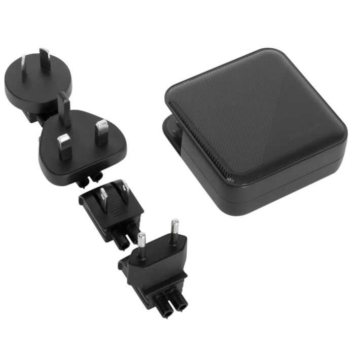 Targus APA109GL Cargador Universal Negro Corriente Alterna Carga Rápida Interior 100W 4 Salidas USB-C y USB 5