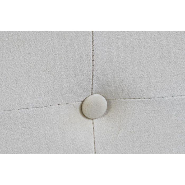 DKD Home Decor Cabecero de Cama Glam de Poliéster y MDF Crema 159x119x8 cm 2 DKD Home Decor Cabecero de Cama Glam de Poliéster y MDF Crema 159x119x8 cm 2