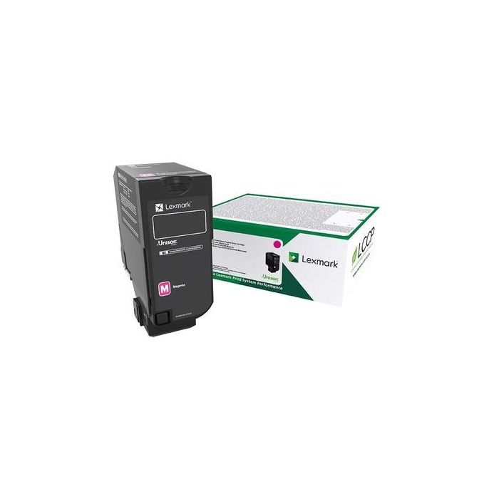 Lexmark Rck f.CS/X727 CS728 Tóner Magenta para CS/X727 CS728, rendimiento aproximado 10.000 páginas