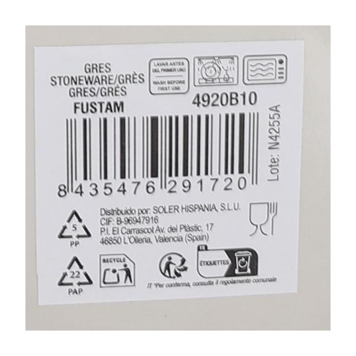 La Mediterranea Bol 1300Ml Ø18x9.4Cm Fustam Md 1