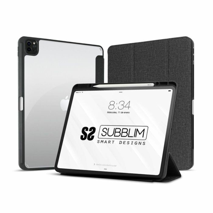 Subblim SUBCST-5SC400 Funda Clear Shock Negra para iPad Pro 11" (2020-2022) y Air 4/5 Gen con Soporte y Ranura Apple Pencil 0 Subblim SUBCST-5SC400 Funda Clear Shock Negra para iPad Pro 11" (2020-2022) y Air 4/5 Gen con Soporte y Ranura Apple Pencil 0