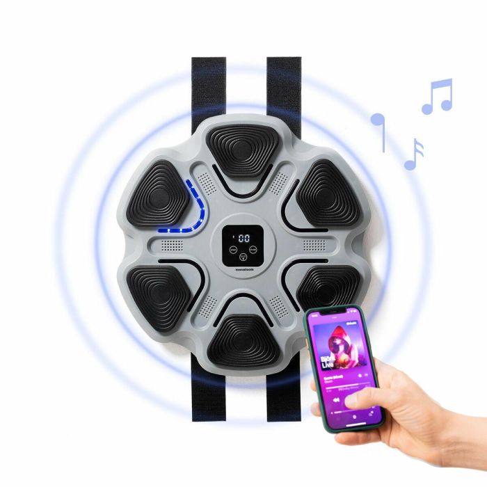 Máquina de Boxeo Musical Recargable Beatfist InnovaGoods 7 Máquina de Boxeo Musical Recargable Beatfist InnovaGoods 7