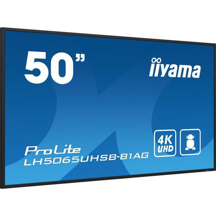 Iiyama LH5065UHSB-B1AG Monitor 50" UHD VA Panel 800cd/m 24/7 Operation 8