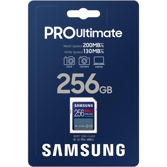 CARD Card 256GB Samsung XC PRO Ultimate (CL10) retail 4