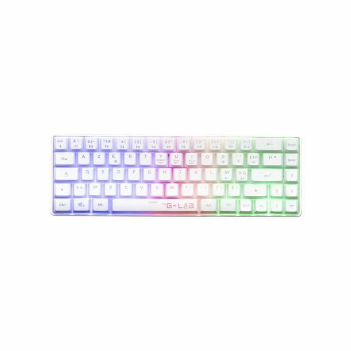 Teclado para juegos - Membrana - The G-Lab - KEYZ HYDROGEN WL - Retroiluminación arcoíris - Inalámbrico - Semimecánico - Azerty - Blanco 3 Teclado para juegos - Membrana - The G-Lab - KEYZ HYDROGEN WL - Retroiluminación arcoíris - Inalámbrico - Semimecánico - Azerty - Blanco 3