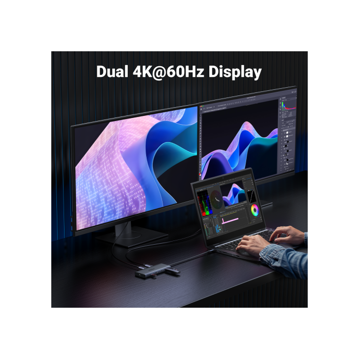 Ugreen Revodok Pro 10 10In1 Hdmi Dock Gris 3 Ugreen Revodok Pro 10 10In1 Hdmi Dock Gris 3