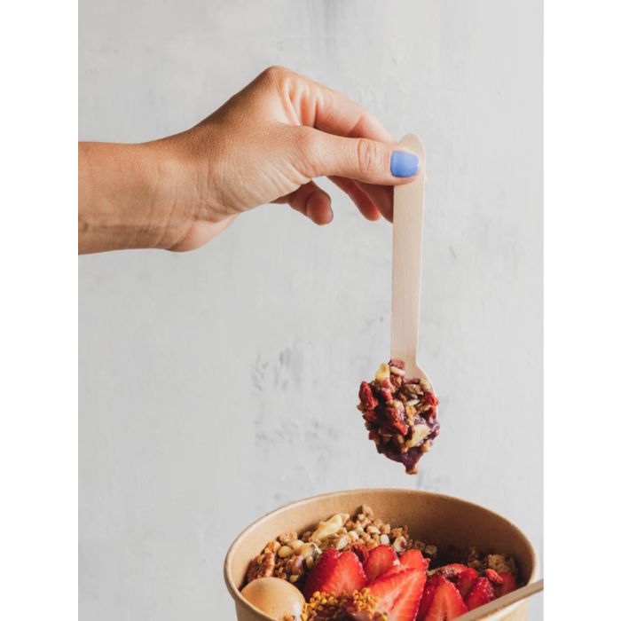 Algon Set 12 Cuchara Madera 16 cm 7