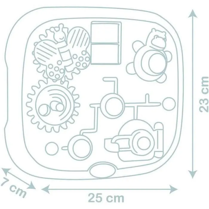 Smoby SMO140317 Little SMOBY Tableta de actividades LS 1ª edad 2