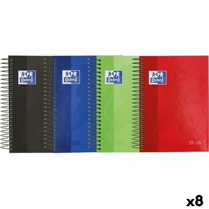 Agenda Oxford 1/8 12 x 18 cm 2025-2026 (8 Unidades) 0 Agenda Oxford 1/8 12 x 18 cm 2025-2026 (8 Unidades) 0