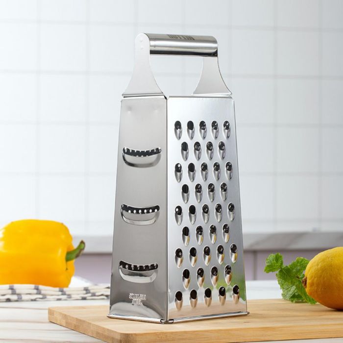 Quttin Rallador Multiusos 4 Caras de Acero Inoxidable 20 cm (12 Unidades) 9