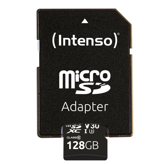Intenso Tarjeta Micro SD 128GB Profesional UHS-I Clase 10, U3, V30, Lectura hasta 100MB/s 3 Intenso Tarjeta Micro SD 128GB Profesional UHS-I Clase 10, U3, V30, Lectura hasta 100MB/s 3