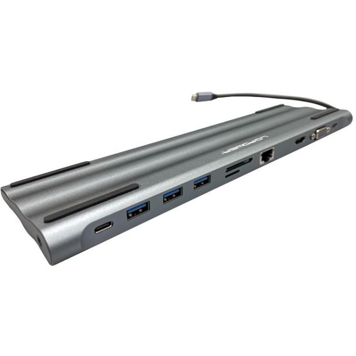LC-Power LC-HUB-C-MULTI-8 USB-C auf 3xUSB-A/2xUSB-C/HDMI/VGA/MicroSD/SD/RJ45/Audio 0 LC-Power LC-HUB-C-MULTI-8 USB-C auf 3xUSB-A/2xUSB-C/HDMI/VGA/MicroSD/SD/RJ45/Audio 0