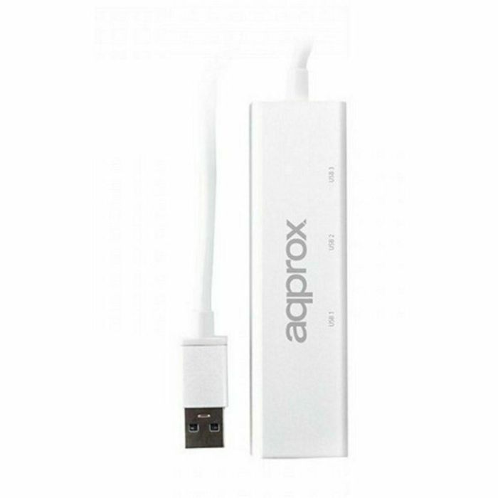 Adaptador de Red approx! APPC07GHUB LAN 10/100/1000 USB 3.0 Gris 1
