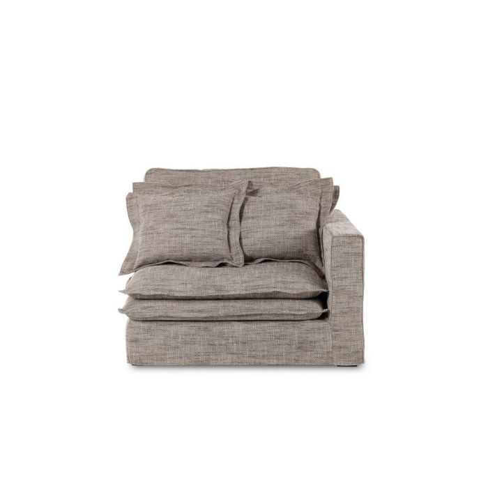DKD Home Decor 2c24 Módulo de Sofá Izquierda/Derecha, Uso Horeca, Marrón Claro, Poliéster, 120x95x120 cm, Incluye 4 Cojines 5 DKD Home Decor 2c24 Módulo de Sofá Izquierda/Derecha, Uso Horeca, Marrón Claro, Poliéster, 120x95x120 cm, Incluye 4 Cojines 5