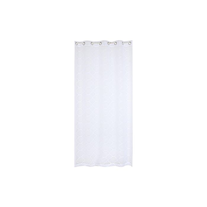 Cortina Basicos DKD Home Decor Blanco 260 x 260 x 140 cm 4